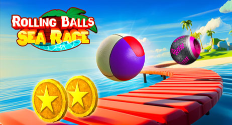 Source of Rolling Balls Sea Race Game Image