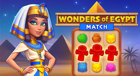 Source of Wonders of Egypt Match Game Image