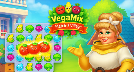 Source of VegaMix Match-3 Village Game Image