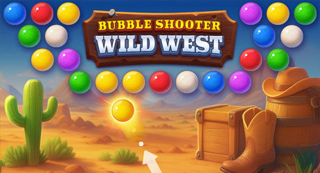Source of Bubble Shooter Wild West Game Image