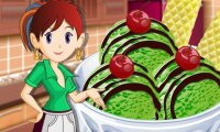 Sorvete de Chá Verde: Culinária da Sara