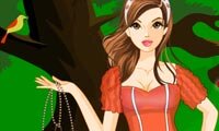 Alice uit Wonderland aankleden