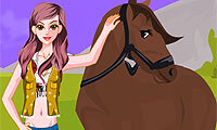 Cowgirl aankleden