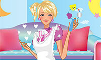 Baby en babysitter aankleden