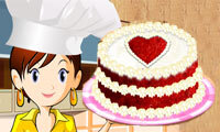 Gâteau rouge: École de cuisine de Sara