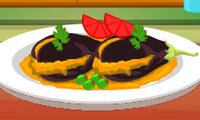 Emma's recepten: gevulde aubergine