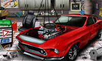 Rommelige garage