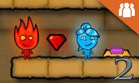 Fireboy and Watergirl 4: Crystal Temple / Menino do Fogo e Garota da Água  4: Templo de Cristal 🔥 Jogue online