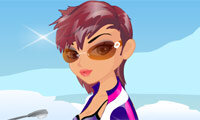 Motorcycle Girl Dress Up