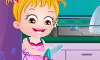 Baby Hazel: Cleaning Time