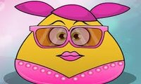 Maquilla a la chica Pou
