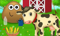 Pou op de boerderij