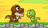 Dinossauros Caçando o Jantar