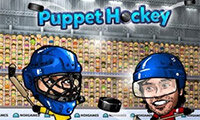 Hockey su ghiaccio con pupazzi