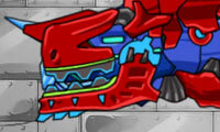 Dino Robot: Tyrano Red and Tricera Blue