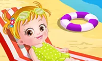 Baby Hazel at Beach