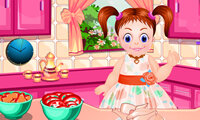 Aula de Culinária da Bebê Emma