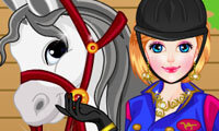 Vestindo a Menina com Cavalo
