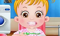 Baby Hazel Brushing Time