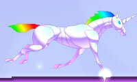 Attacco dell'unicorno robot