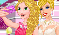 Wedding Selfie with Princesses