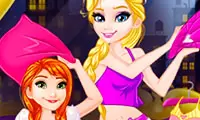 Ellie and Annie Pajama Party