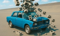 Source of Car Crash Test: Abandoned City Game Image