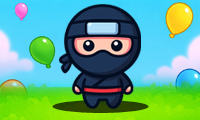 Source of Super Ninja Balloon Game Image
